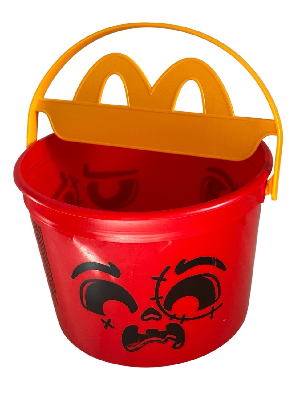 RED MCDONALD’S HALLOWEEN BUCKET PAIL HAPPY MEAL